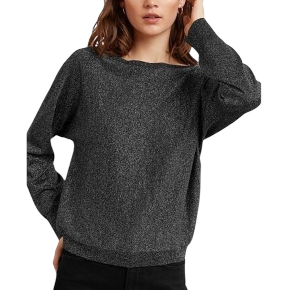 Velvet by Graham & Spencer Women’s Abril Lurex Shine Sweater Size Medium